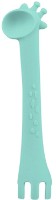 Lingurita de silicon Kikka Boo Giraffe Mint (31302040081)
