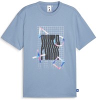 Tricou bărbătesc Puma X Playstation Elevated Tee Zen Blue, s.S