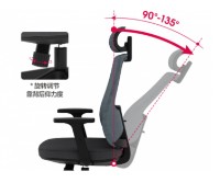 Scaun de birou Deli CDMV01 Black imaginea #2 — magazin online Desire.md