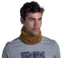 Мультифункциональная повязка Buff Merino Lightweight Neckwear Solid Mustard фото №3 — интернет-магазин Desire.md