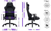 Scaun gaming Sense7 Spellcaster Senshi Edition XL Black imaginea #11 — magazin online Desire.md