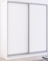 Dulap cu uşi glisante Mobildor-Lux Fox 150x240 (110 Alb) Uși PAL ambele
