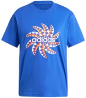 Tricou de dame Adidas Farm Gfx Tee Bold Blue, s.S