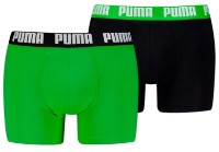 Сhiloţi pentru bărbați Puma Men Everyday Basic Boxer 2P Green/Black, s.L imaginea #1 — magazin online Desire.md