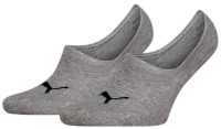 Ciorapi pentru bărbați Puma Unisex Footie 2High Cut Middle Grey Melange, s.39-42
