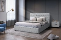 Кровать Interdepo Belinda 160 Grey/TX-174 фото №7 — интернет-магазин Desire.md