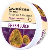 Scrub pentru corp Fresh Juice Passion Fruit & Macadamia Scrub 225ml