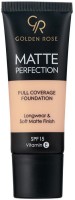 Тональный крем для лица Golden Rose Matte Perfection Foundation C1