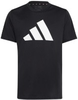 Детская футболка Adidas Train Essentials Aeroready Logo Regular-Fit Tee Black, s.128