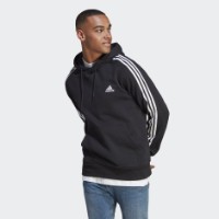 Мужская толстовка Adidas Essentials French Terry 3-Stripes Black, s.L фото №2 — интернет-магазин Desire.md