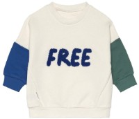 Hanorac pentru copii Lassig GOTS Little Gang Free Milky 4-6years (LS1531057289-116)