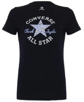 Tricou de dame Converse Chuck Patch Infill Tee Black, s.XS imaginea #1 — magazin online Desire.md