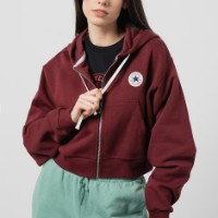 Женская толстовка Converse Retro Chuck Fz Graphic Hoodie Darkred, s.XL