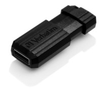 Флеш-накопитель Verbatim PinStripe 64Gb Black (49065)