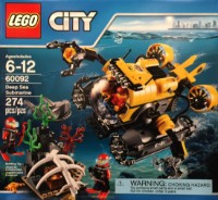 Set de construcție Lego City: Deep Sea Submarine (60092)