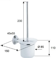 Ершик для унитаза Remer AM 66 фото №2 — интернет-магазин Desire.md