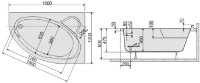 Ванна Sanplast Comfort WAP/CO 100x160+ST5 (073206-10-00)