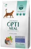 Сухой корм для кошек Optimeal Adult Cat Sterilised Salmon 4kg фото №1 — интернет-магазин Desire.md