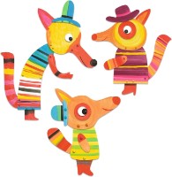 Set pentru creativitate Djeco The Fox Family DJ09897