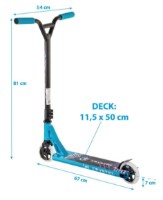 Trotinetă cascadorie PB Crystal Blue imaginea #2 — magazin online Desire.md