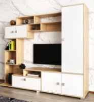 Living ML-Mobila МЛ-11 Stejar Auriu/Alb