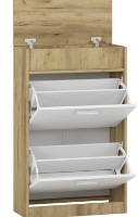 Обувница Magnusplus Sydney Craft Gold Oak/White фото №4 — интернет-магазин Desire.md