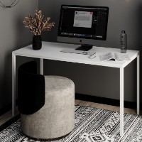Masa de birou MobiCasa Brevity Loft 67x90 White