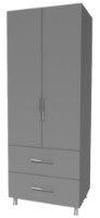 Dulap Smartex N10 80x57x210cm Графит imaginea #1 — magazin online Desire.md