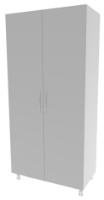 Шкаф Smartex N5 100x52x210cm Белый/Графит