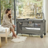 Pătuț pliabil Kinderkraft Joy2 Beige (KLJOY02BEG000AC) imaginea #8 — magazin online Desire.md