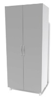 Шкаф Smartex N6 120x52x210cm Белый/Графит фото №1 — интернет-магазин Desire.md