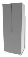 Шкаф Smartex N7 80x52x210cm Белый/Графит фото №1 — интернет-магазин Desire.md