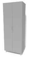 Шкаф Smartex N7 80x52x210cm Графит фото №1 — интернет-магазин Desire.md