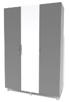 Dulap Smartex N8 160x52x210cm Белый/Графит imaginea #1 — magazin online Desire.md