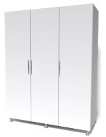 Шкаф Smartex N8 180x52x210cm Белый