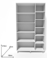 Dulap Smartex N9 120x47x210cm Белый imaginea #2 — magazin online Desire.md