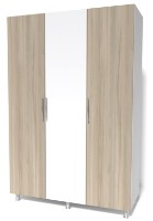Dulap Smartex N9 160x47x210cm Белый/Дуб Светлый imaginea #1 — magazin online Desire.md