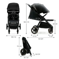 Carucior Kinderkraft Mitzy Black (KSMITZ00BLK0000) imaginea #6 — magazin online Desire.md