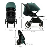 Carucior Kinderkraft Mitzy Green (KSMITZ00GRE0000) imaginea #7 — magazin online Desire.md
