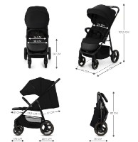 Carucior Kinderkraft Trig 3 Onyx Black (KSTRIG03BLK0000) imaginea #8 — magazin online Desire.md