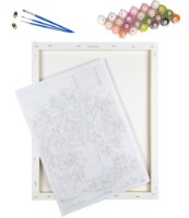 Tablou pe numere Strateg Акварельный лев (GS374) imaginea #2 — magazin online Desire.md