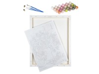 Tablou pe numere Strateg Акварельный скакун (GS068) imaginea #2 — magazin online Desire.md