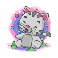 Tablou pe numere Strateg Веселый котенок (ES0857)