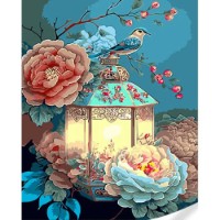 Tablou pe numere Strateg Винтажный фонарь (GS1621)