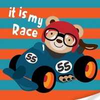 Tablou pe numere Strateg Забавный гонщик (ES0869)