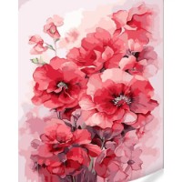 Tablou pe numere Strateg Коллаж из розовых цветов (GS1600)