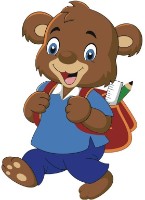 Tablou pe numere Strateg Мишка с рюкзачком (ES093)