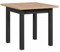 Masă pentru bucătărie Drewmix Max 8 Artisan/Black Legs