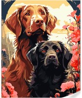 Tablou pe numere Strateg Пара собачек (SS1036)