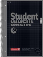 Caiet Brunnen A4/80p Student Color Code Black